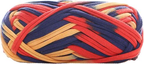 2 Pack of Colorful Knitting Yarn Fabric Crochet Cloth T-Shirt Yarn for DIY Knitted Fabric Art Basket Bag 200g in Saudi Arabia