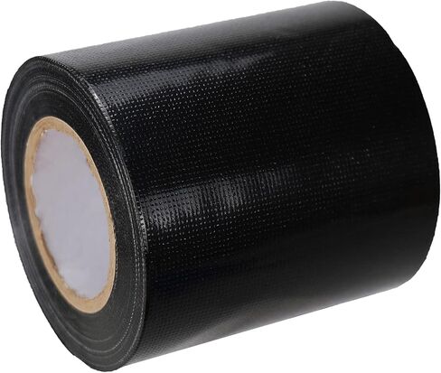 6 Pack Black Duct Tape - Wide Roll, 3 inches x 10 Yards(33 ft), Super Strong, Heavy Duty, No Residue, Waterproof, Multi-Use, All-Weather and Tear by Hand for Industrial DIY Indoor Outdoor in Saudi Arabia