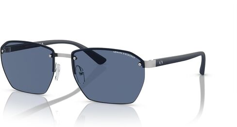 نظارة شمسية مستطيلة الشكل للرجال من A｜X ARMANI EXCHANGE طراز Ax2048s in Kuwait
