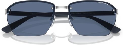 نظارة شمسية مستطيلة الشكل للرجال من A｜X ARMANI EXCHANGE طراز Ax2048s in Kuwait