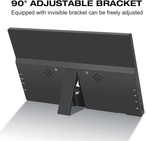 شاشة كينوا المحمولة التي تعمل باللمس مقاس 11.6 بوصة IPS شاشة الكمبيوتر المحمول FHD 1366x768P شاشة خارجية HDMI USB C منفذ HDR التوصيل والتشغيل شاشة السفر لأجهزة الكمبيوتر المحمول والكمبيوتر الشخصي والهاتف Mac Xbox PS4/5 Switch مكبرات الصوت المدمجة in Kuwait