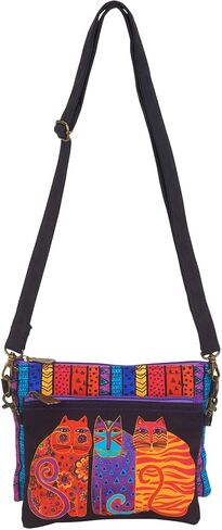 Laurel Burch Women's, Indigo Cat Crossbody in Saudi Arabia