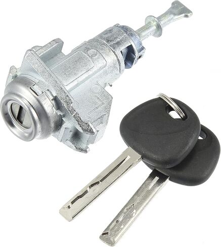 X AUTOHAUX 1 Set Door Lock Cylinder Set Kit with 2 Keys for Kia Optima 2011-2018 Left Driver Side Door Lock Set Tumbler with Key 819702TA00 81970-2TA00 LH Metal in Saudi Arabia