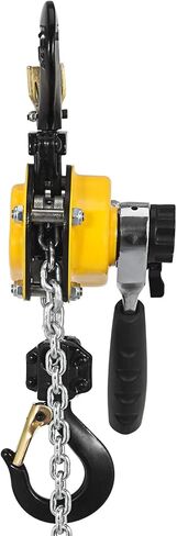 Mophorn Hand Mini Lever Chain Hoist, 0.5T 10FT, Yellow in Saudi Arabia