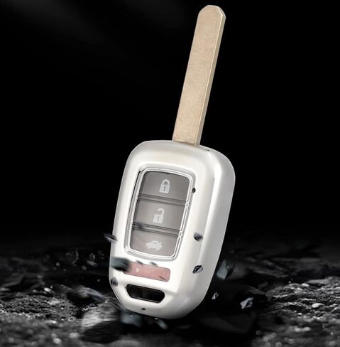حافظة غطاء مفتاح TPU ناعمة عن بعد تناسب 2013-2021 Honda Accord CR-V Civic Crosstour بدون مفتاح دخول بدون مفتاح Fob MLBHLIK6-1T MLBHLIK6-1TA (وردي) in Saudi Arabia