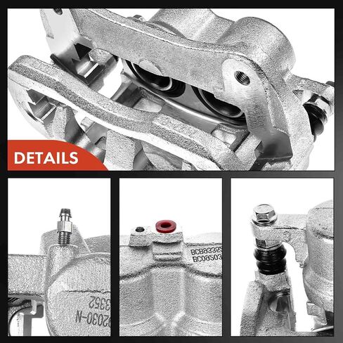 A-Premium Disc Brake Caliper Assembly with Bracket Compatible with Select Lexus and Toyota Models - NX200t, NX300, NX300h, RX350, RX450h, Highlander - Front Left Driver Side in Saudi Arabia