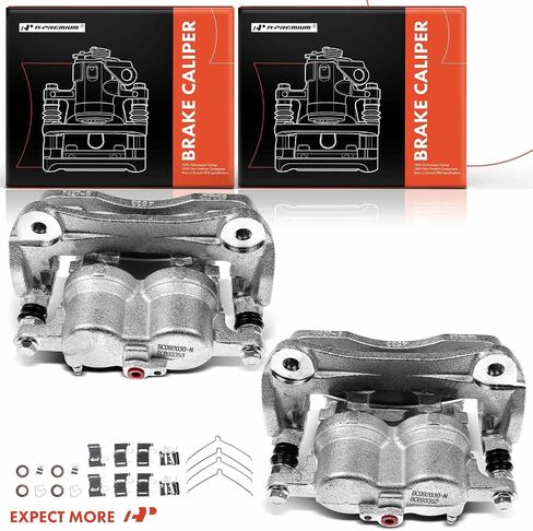 A-Premium Disc Brake Caliper Assembly with Bracket Compatible with Select Lexus and Toyota Models - NX200t, NX300, NX300h, RX350, RX450h, Highlander - Front Left Driver Side in Saudi Arabia
