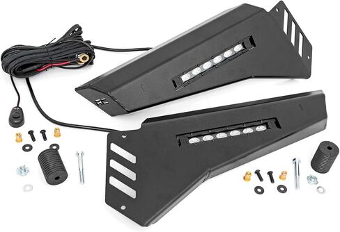 Rough Country Front Bumper Wings w/6in LEDs for Polaris Ranger - 93044 in Saudi Arabia