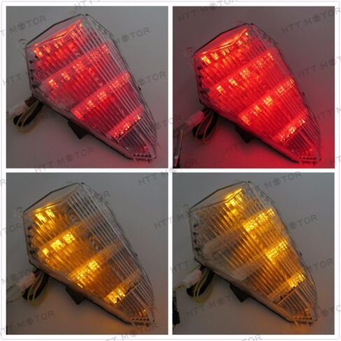 HTTMT MT046- Smoke Tail Light Compatible with 2006-2013 YZF R6 YZF-R6 in Saudi Arabia