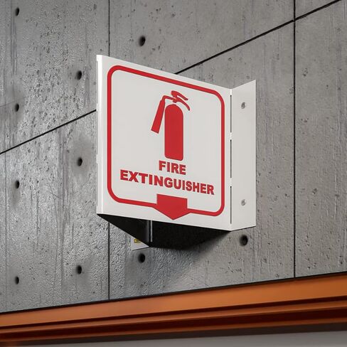 ابق آمنًا مع لافتة الإسعافات الأولية المطوية المتوافقة مع OSHA - مقاس 5 × 7 بوصة، 1 مم من الألومنيوم، تحذير أساسي للسلامة في مكان العمل in Kuwait