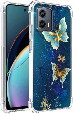 for Moto G 5G 2024 Case, Slim Flexible TPU for Girls Women Airbag Bumper Shock Absorption Rubber Soft Silicone Cover for Motorola Moto G 5G 2024 (Big Flower) in Kuwait