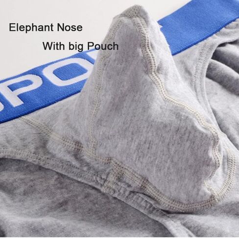 Mens Cotton Elephant Nose Trunk Boxer Briefs Underwear Mens underwear Bullet separate breathable Sexy ZF43 in Saudi Arabia