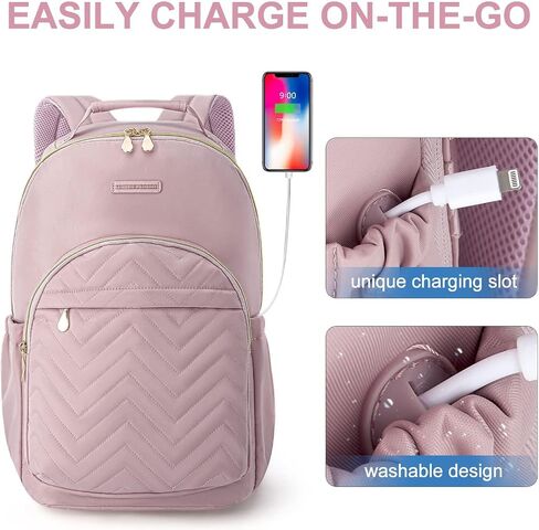 LIGHT FLIGHT Laptop Backpack Women Travel Backpacks for 17.3 Inch Computer, Backpack for Work Travel College, Large Black in Saudi Arabia