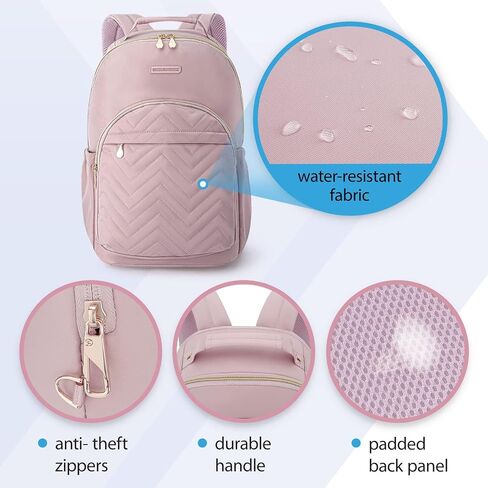 LIGHT FLIGHT Laptop Backpack Women Travel Backpacks for 17.3 Inch Computer, Backpack for Work Travel College, Large Black in Saudi Arabia
