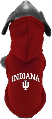 All Star Dogs NCAA Indiana Hoosiers Polar Fleece Hooded Dog Sweatshirt in Saudi Arabia