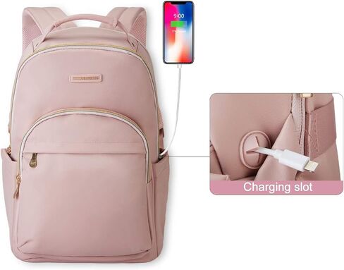 LIGHT FLIGHT Laptop Backpack Women Travel Backpacks for 17.3 Inch Computer, Backpack for Work Travel College, Large Black in Saudi Arabia