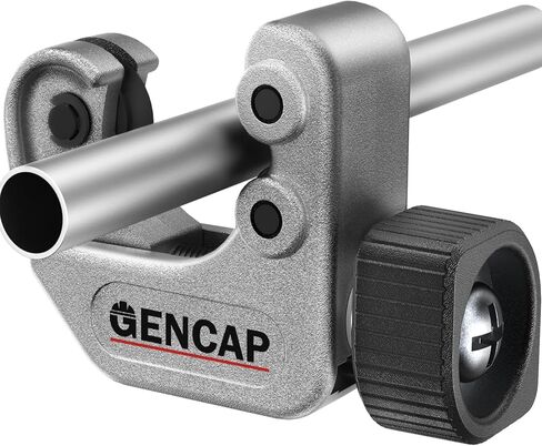 40617 قاطع أنابيب، 101 قاطع أنابيب أرباع مغلقة مع نطاق قطع 1/4"-1-1/8"، قاطع أنابيب النحاس/الألومنيوم/النحاس/PVC لأنظمة التدفئة والتهوية وتكييف الهواء، والتوسيع، وقطع الأنابيب بشفرة تنجستن احتياطية in Kuwait