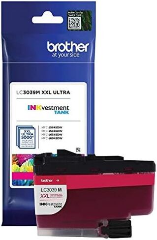 مجموعة ألوان خرطوشة حبر Brother حقيقية LC3039C، LC3039M، LC3039Y سماوي/أرجواني/أصفر عالية الإنتاجية، LC3039 in Kuwait