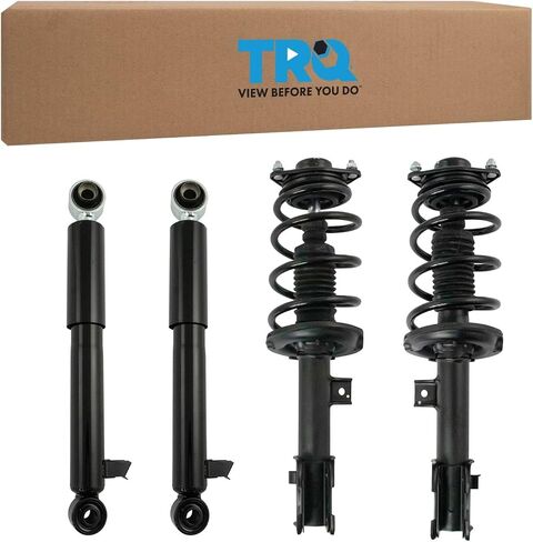 TRQ Front Complete Loaded Strut & Spring Assembly Rear Shock Absorber Suspension Kit for 2014-2015 Kia Sorento / 2015-2018 Hyundai Santa Fe Sport 4WD AWD in Saudi Arabia