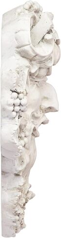 Design Toscano OS6212M Bacchus, Grape Harvest Wine Greenman Face Wall Sculpture, Medium Size, 10 inches wide, 12 inches tall, Handcast Polyresin, Antique Stone Finish in Saudi Arabia