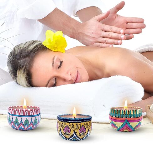 9 Pack Scented Candles Soy Candles for Home, 2.2oz Long Burn Time Aromatherapy Soy Wax Jar Candle Home Decorative Fragrance Candles Gift Set for Women Mothers Day Valentine's Day Decor Candles in Saudi Arabia
