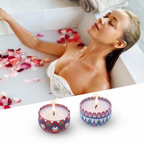 9 Pack Scented Candles Soy Candles for Home, 2.2oz Long Burn Time Aromatherapy Soy Wax Jar Candle Home Decorative Fragrance Candles Gift Set for Women Mothers Day Valentine's Day Decor Candles in Saudi Arabia