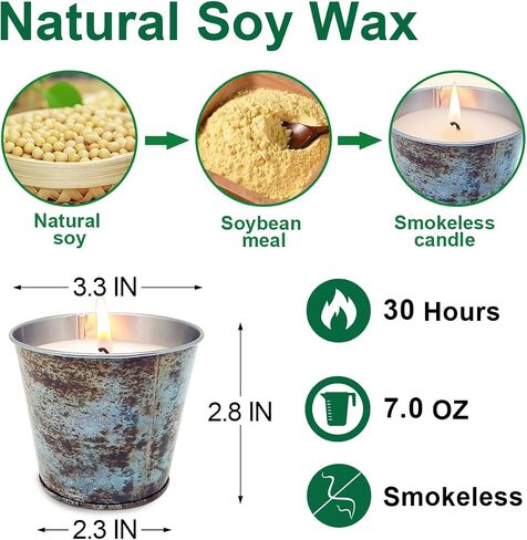 9 Pack Scented Candles Soy Candles for Home, 2.2oz Long Burn Time Aromatherapy Soy Wax Jar Candle Home Decorative Fragrance Candles Gift Set for Women Mothers Day Valentine's Day Decor Candles in Saudi Arabia