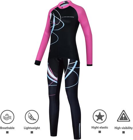 Women's Long Sleeve Cycling Jersey Set Breathable Biking Clothes with 3D Padded Pants in Saudi Arabia