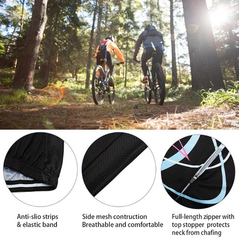 Women's Long Sleeve Cycling Jersey Set Breathable Biking Clothes with 3D Padded Pants in Saudi Arabia