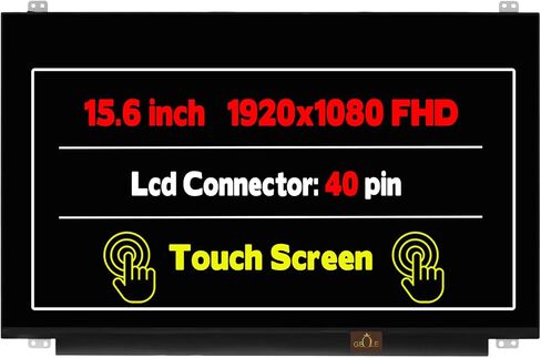 New Screen for DELL Inspiron 3583 3593 5570 NV156FHM-T00 LCD Touch Screen Replacement Display Digitizer Panel NOT Work for Non-Touch in Saudi Arabia