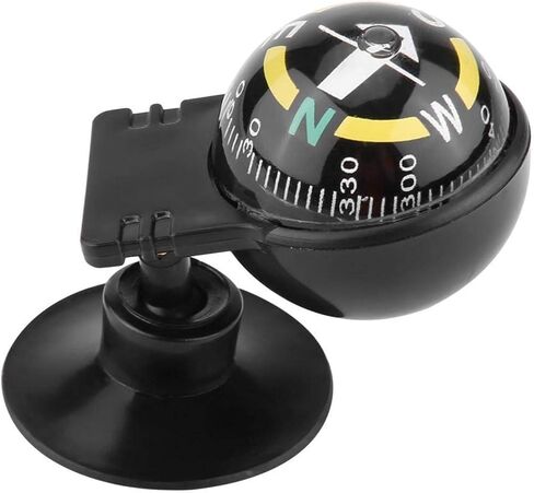 بوصلة لوحة القيادة، بوصلة سيارة محمولة ذاتية اللصق بلاستيكية مدمجة تشير إلى الاتجاه، لقارب المشي لمسافات طويلة وركوب الدراجات in Kuwait