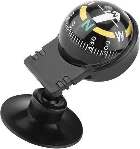 بوصلة لوحة القيادة، بوصلة سيارة محمولة ذاتية اللصق بلاستيكية مدمجة تشير إلى الاتجاه، لقارب المشي لمسافات طويلة وركوب الدراجات in Kuwait