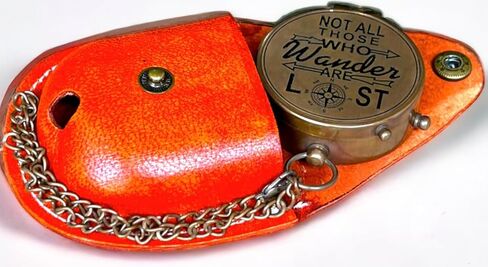 Not All Those Who Wander Are Lost Brass Nautical Antiqe Compaas Go Confidantly Thoreau.Quote Compaas So You Can Brass Campass Star Nauticals 2 X 2 X 0.90 Inches in Saudi Arabia