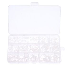 Metric Seal Rings 225PCS Food Grade Silicone Universal Clear O Rings Assortment Kits Sealing Gasket Washers Car Auto Vehicle Repair