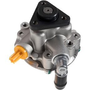 KEYOOG New Power Steering Pump 21-5350 (LUK LF-20 w/Round Back) Fit For 2003-2005 B-MW 325i 330i,2003-2006 325Ci 330Ci (Replaces OE# 96-5350 N990-0525 32416750423 32416760034 32416760036)