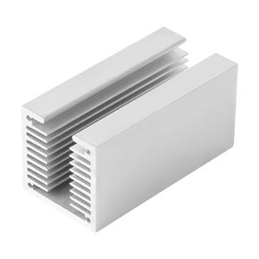 uxcell Aluminum Heat Sink, U Type Heatsink Module Dense Tooth Heat Cooler Fin Cooling Radiator for IC Module, PC Computer, Led, PCB(3.14 x 1.57 x 1.57inch)
