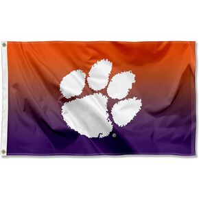 Clemson Tigers Two Tone Gradient Flag