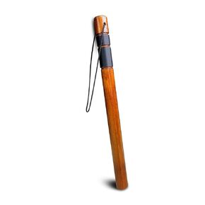 19'' Tire Pressure Check Tool, (Weighted) Wooden Tire Tapper, Dark Red