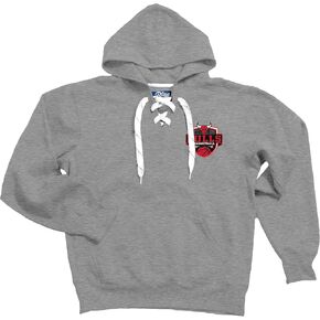 Blue 84 Men's NBA Officially Licensed Lace Up Hooded Sweatshirt Graphite in Saudi Arabia