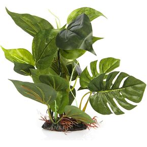 CNZ Aquarium Fish Tank 10" Green Lifelike Underwater Plastic Plant Aquatic Water Grass Decor