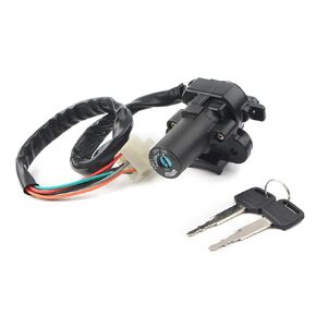 GZYF Motorcycle Ignition Switch Lock & Keys Set for Kawasaki ZZR400 ZZR600 ZXR750 Ninja ZX-6R ZX-7R ZX-9R