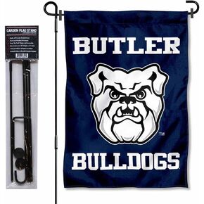 Butler Bulldogs Garden Flag with Pole Stand Holder