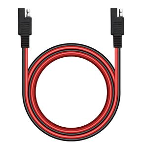 YACSEJAO SAE to SAE Extension Cable 4.9 Feet 18AWG Heavy Duty Wire Harness for Solar Panel Battery Tender Motorcycle Cars Tractor and More