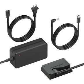 EN-EL15 Dummy Battery USB Type-C EP-5B DC Coupler AC Power Adapter Cable Kit for Nikon D7500 D7200 D7000 D7100 Z6 Z7 D750 D780 D800 D600 Z5 D500 Z6II Z7II D810 D610 D800E D810A D850 1V1