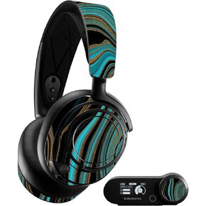 MightySkins Skin Compatible with SteelSeries Arctis Nova Pro - Blue Canyon | Protective, Durable, and Unique Vinyl Decal wrap Cover | Easy to Apply, Remove, and Change Styles | Made in The USA