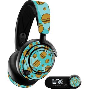 MightySkins Skin Compatible with SteelSeries Arctis Nova Pro - Burger Heaven | Protective, Durable, and Unique Vinyl Decal wrap Cover | Easy to Apply, Remove, and Change Styles | Made in The USA