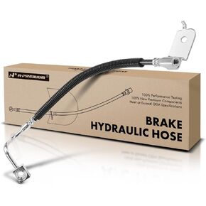A-Premium Rear Passenger Brake Hydraulic Hose Compatible with Select Ford, Lincoln and Mercury Models - Crown Victoria 1999-2002, Town Car 1997-2002, Grand Marquis 1998-2002 - Replace# 1W7Z2A442CA