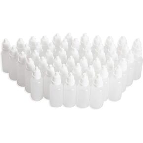 10 Piece 50ml 1.7oz BPA Free Plastic Squeezable Dropping Bottles Container Vials Pots for Eye Drops Dropper Samples Liquid DIY Ejuice Reagent Cosmetic