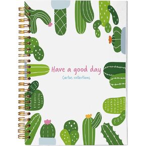 Plant Notebook,Plant Journal,Plant Gifts for Plant Lovers,Plant Lady Gifts,Spiral Notebook Journal 5.5x8.3 Inch,Plant Mom Gifts