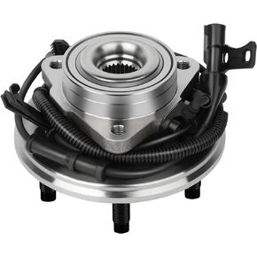 OCPTY Front Wheel Hub and Bearing Assembly fits for Ford Explorer, Explorer Sport, Mercury Mountaineer 2006 2007 2008 2009 2010 515078 6 Lugs Fits 2WD or 4WD Models